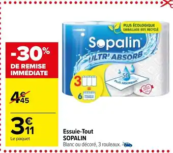 Carrefour Market Essuie-Tout Sopalin offre