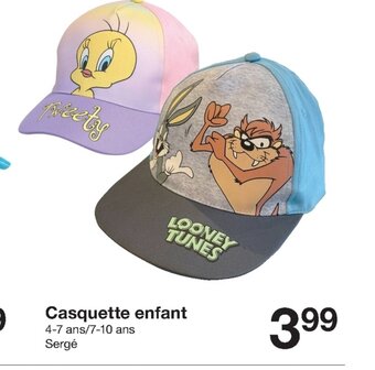 Zeeman Casquette Enfant offre