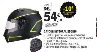 E.Leclerc L'Auto Bullit Casque Intégral Edging offre