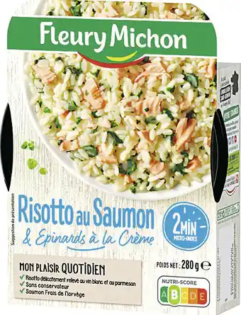 Petit Casino RISOTTO AU SAUMON & ÉPINARDS À LA CRÈME offre