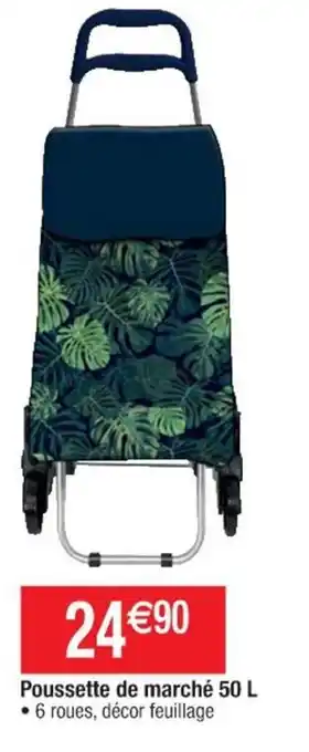 Poussette de marché 50 L