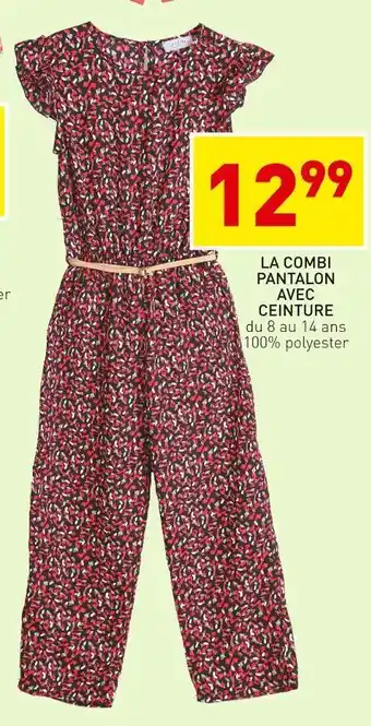 Stokomani La combi pantalon avec ceinture offre