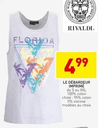 Stokomani Rivaldi le débardeur imprimé offre