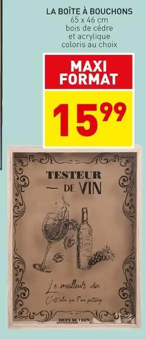 Stokomani La boîte à bouchons offre