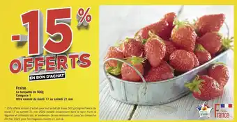 Géant Casino Fraise offre