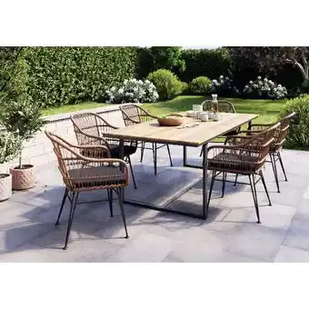 Brico Dépôt Table bois composite "halesio" offre