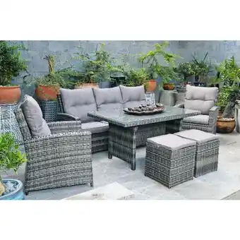 Brico Dépôt Ensemble dining set "lanzarote" offre