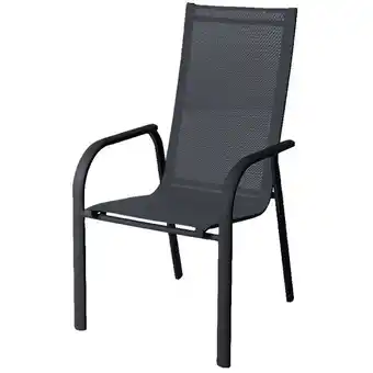 Fauteuil aluminium empilable