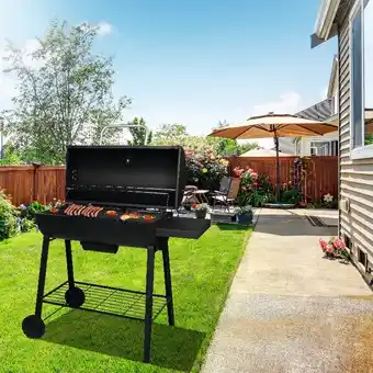 Brico Dépôt Barbecue charbon "baril" offre