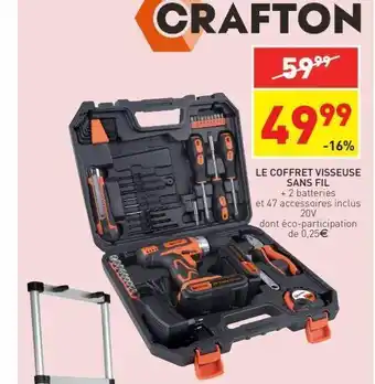 Stokomani Le coffret visseuse sans fil offre