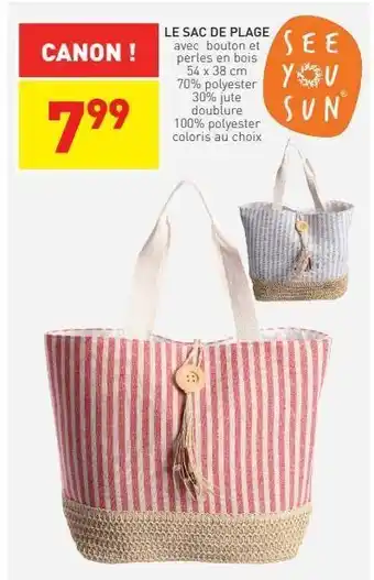 Stokomani Le sac de plage offre