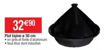 Cora x Carrefour Plat tajine ø 30 cm offre