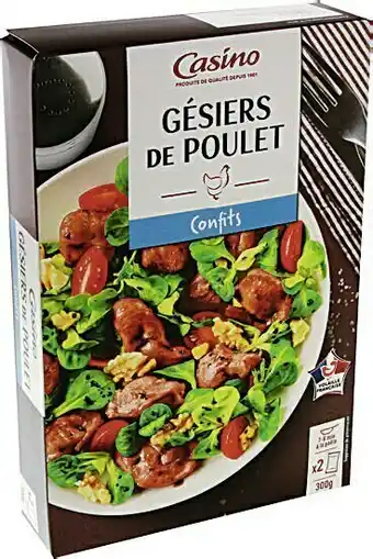 GÉSIERS DE POULET CONFITS