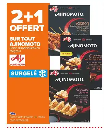 Carrefour Market Bon plan sur tout ajinomoto offre