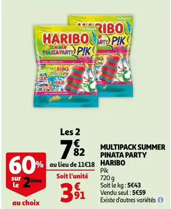 Haribo multipack summer pinata party