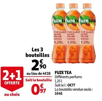 Auchan Fuze tea fuze tea offre