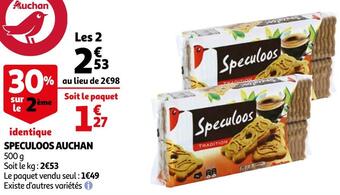 Auchan Auchan speculoos offre