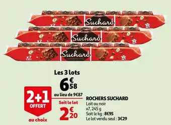 Auchan Suchard rochers offre
