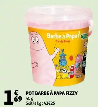 Auchan Pot barbe à papa fizzy offre