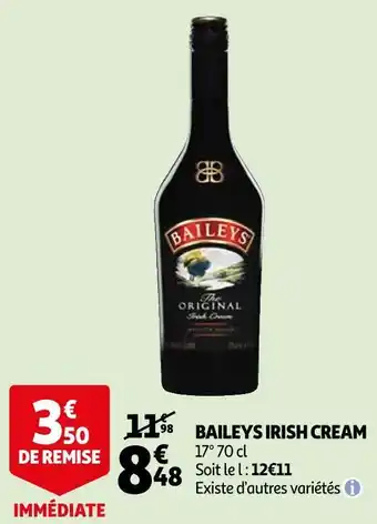Auchan Baileys baileys irish cream offre