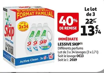 Auchan Skip lessive offre
