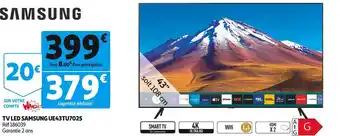 Auchan Samsung tv led ue43tu7025 offre