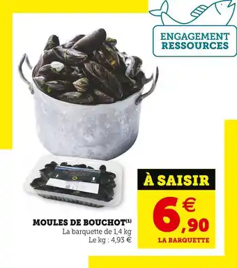 U Express Moules de bouchot offre