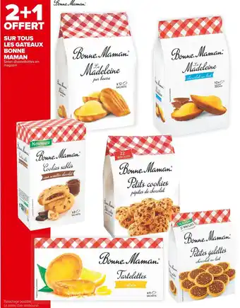 Carrefour Market Bonne maman bon plan sur tous les gateaux bonne maman offre