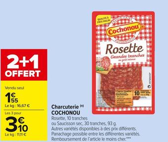Carrefour Market Cochonou charcuterie offre