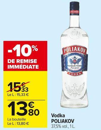 Carrefour Market Poliakov vodka offre