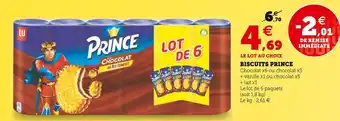 Super U Prince biscuits offre