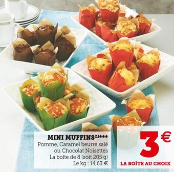 Super U Mini muffins offre