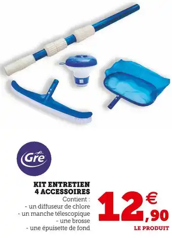 Gre kit entretien 4 accessoires