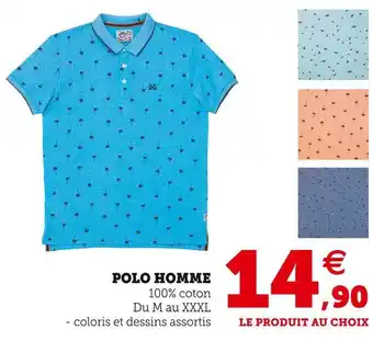 Super U Polo homme offre