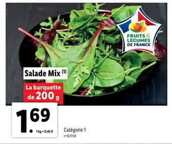 Lidl Salade mix offre