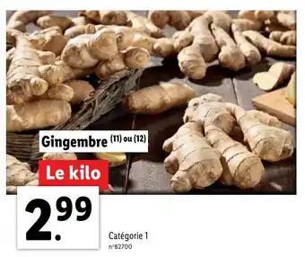 Lidl Gingembre offre