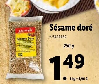 Sésame doré