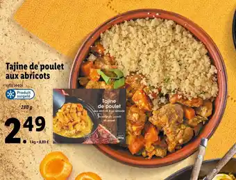 Lidl Tajine de poulet aux abricots offre