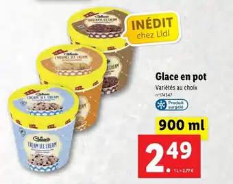 Lidl Glace en pot offre