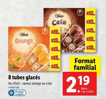 Lidl 8 Tubes glacés offre
