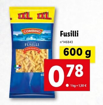 Lidl Fusilli offre