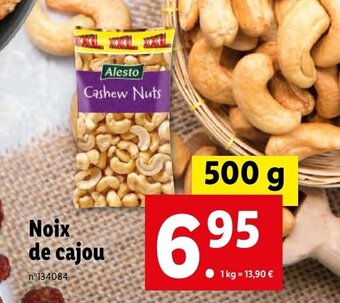 Lidl Noix de cajou offre