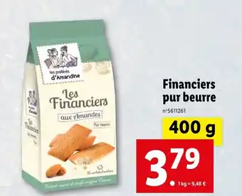 Lidl Financiers pur beurre offre
