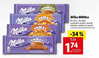 Lidl Milka MMMax offre