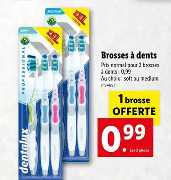 Lidl Brosses à dents offre