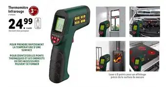 Lidl Thermomètre infrarouge offre
