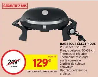 Intermarché Barbecue Électrique offre
