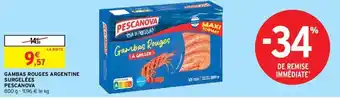 Intermarché Gambas Rouges Argentine Surgelées Pescanova offre