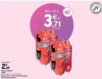 Intermarché Cola Classic Look offre