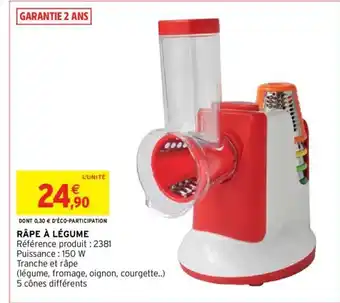 Intermarché Râpe à Légume offre